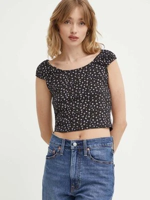 Levi's top bawełniany kolor czarny A8784