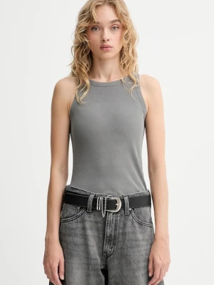 Levi's top bawełniany kolor szary A3381
