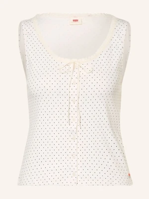 Levi's® Top Dry Goods Pointelle Z Koronką weiss