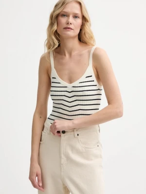 Levi's top FREJA SCULPT TANK kolor beżowy 0013B