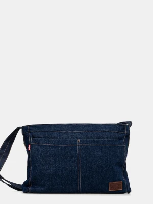 Levi's torba jeansowa kolor granatowy 002GV-0001