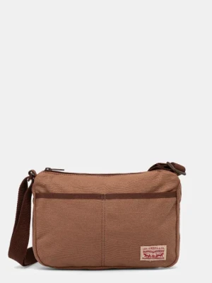 Levi's torebka bawełniana kolor brązowy 002GZ-0001