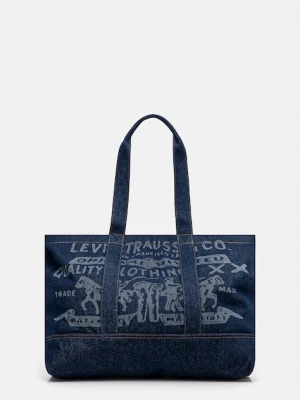 Levi's torebka jeansowa kolor granatowy 000AA-0002