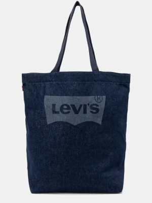Levi's torebka jeansowa kolor granatowy D5443-0008