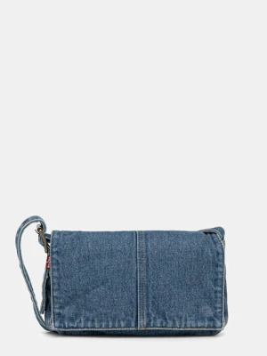 Levi's torebka jeansowa kolor niebieski 004CG