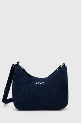 Levi's torebka jeansowa kolor niebieski