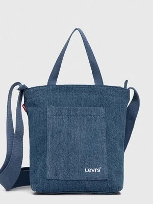 Levi's torebka kolor niebieski