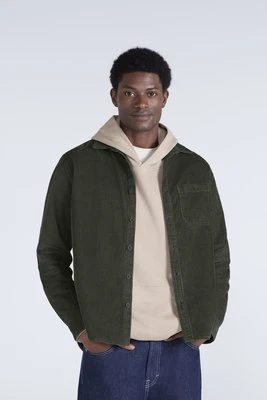 Lewis sztruksowa koszula męska - Green Animal