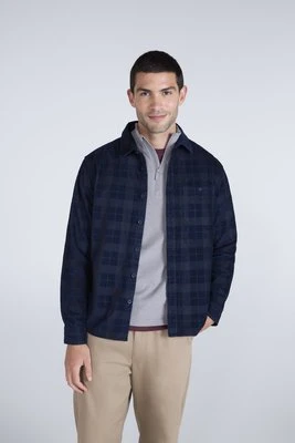 Lewis sztruksowa koszula męska - Grey Animal