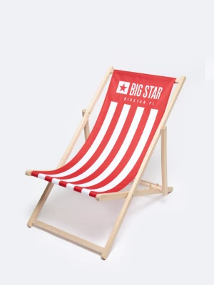Leżak plażowy drewniany Chillo 603 BIG STAR