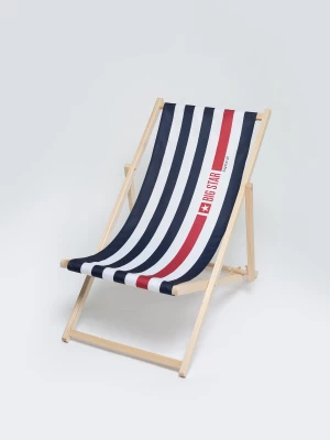 Leżak plażowy drewniany Summer 000 BIG STAR