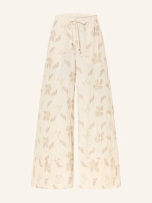 Lezu Spodnie Marlene Emma Z Lnu beige