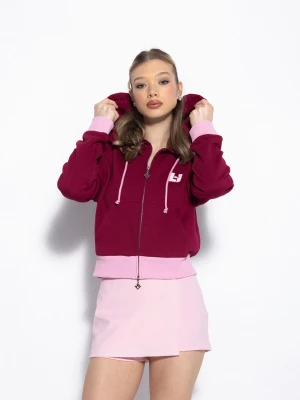 Lh team bluza z zamkiem burgund Top Secret
