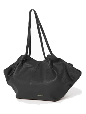 Lia Biassoni Skórzana torebka "Conza" w kolorze czarnym - 60 x 33 x 15 cm rozmiar: onesize