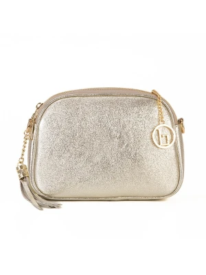 Lia Biassoni Skórzana torebka "Flumendosa" w kolorze złotym - 23 x 17 x 7 cm rozmiar: onesize