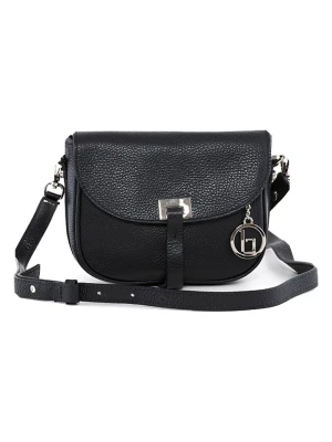 Lia Biassoni Skórzana torebka "Neva" w kolorze czarnym - 20 x 16 x 6 cm rozmiar: onesize