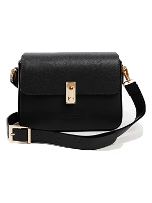 Lia Biassoni Skórzana torebka w kolorze czarnym - 22 x 16 x 7 cm rozmiar: onesize