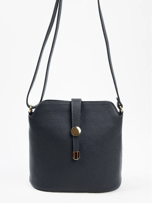 Lia Biassoni Skórzana torebka w kolorze czarnym - 24 x 22 x 10 cm rozmiar: onesize