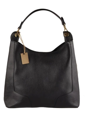 Zdjęcie produktu Lia Biassoni Skórzana torebka w kolorze czarnym - 28 x 39 x 12 cm rozmiar: onesize