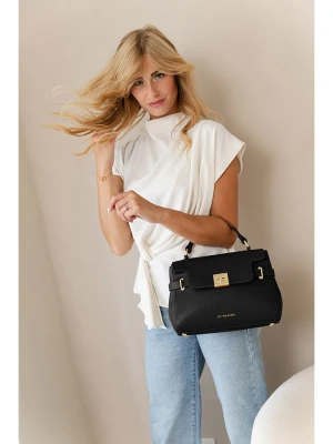 Lia Biassoni Skórzana torebka w kolorze czarnym - 30 x 22 x 10 cm rozmiar: onesize