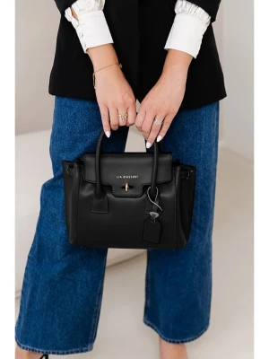 Lia Biassoni Skórzana torebka w kolorze czarnym - 30 x 23 x 11 cm rozmiar: onesize