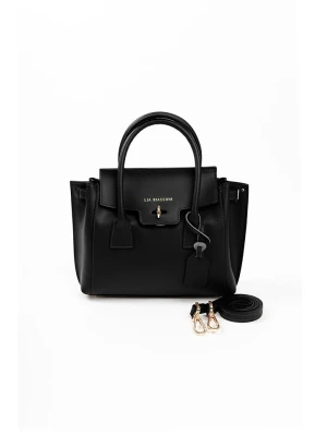 Lia Biassoni Skórzana torebka w kolorze czarnym - 30 x 23 x 11 cm rozmiar: onesize