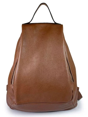 Lia Biassoni Skórzany plecak "Cixerri" w kolorze brązowym - 23 x 33 x 12 cm rozmiar: onesize