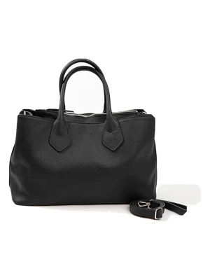 Lia Biassoni Skórzany shopper bag w kolorze czarnym - 42 x 29 x 15 cm rozmiar: onesize