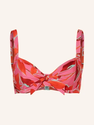 Lidea Biustonosz Bikini Na Ramiączkach Fused Florals pink