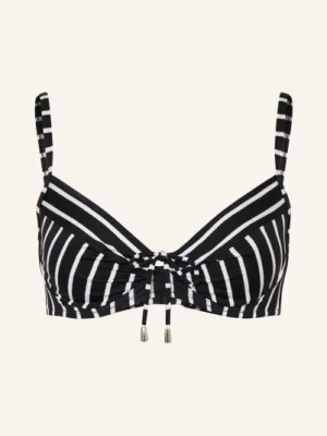 Lidea Biustonosz Bikini Z Fiszbinami Line Up Z Wycięciem schwarz