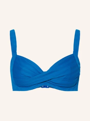 Lidea Góra Od Bikini Z Fiszbinami Linear Code blau NIEBIESKI