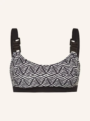 Lidea Góra Od Bikini Bralette Dashed Pulse schwarz