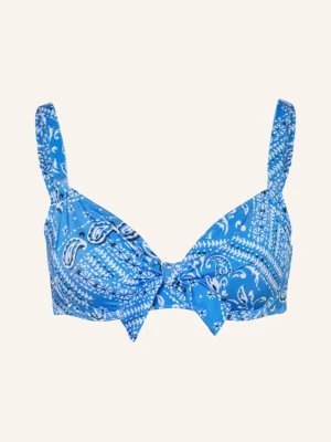Lidea Góra Od Bikini Z Fiszbinami Bandana blau