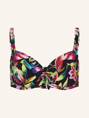 Lidea Góra Od Bikini Z Fiszbinami Exotic Blaze schwarz