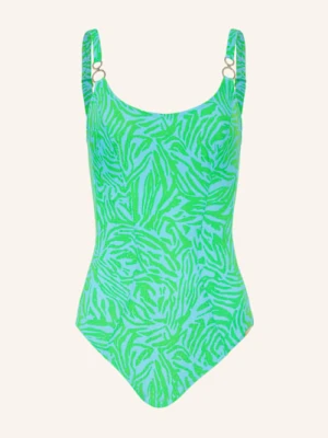 Lidea Strój Kąpielowy Aqua Muse Z Błyszczącą Przędzą gruen niebieski