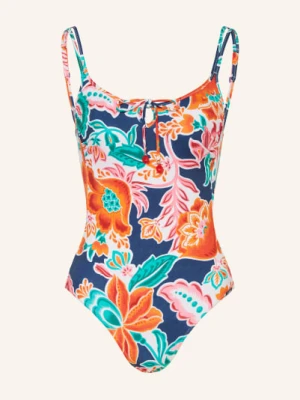 Lidea Strój Kąpielowy Petal Patch blau beżowy