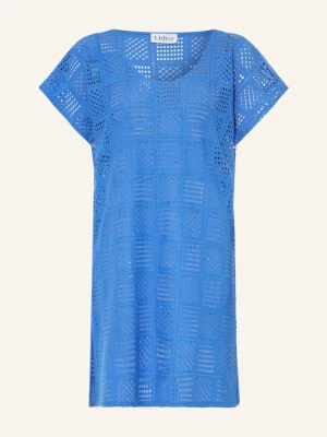 Lidea Sukienka Plażowa Sandwave blau NIEBIESKI