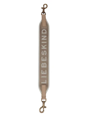 Liebeskind Berlin Pasek w kolorze szarobrązowym do torebki - dł. 38 cm rozmiar: onesize