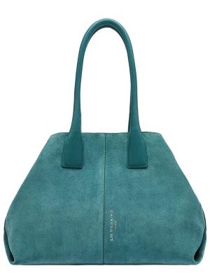 LIEBESKIND BERLIN Skórzana torebka "Chelsea" w kolorze morskim - 36 x 28 x 15 cm rozmiar: onesize