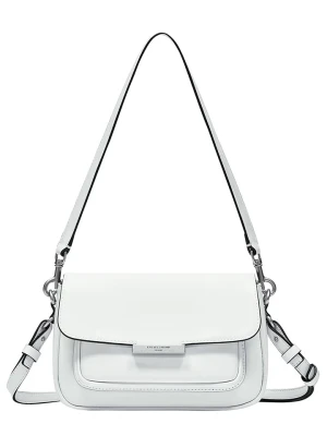 Liebeskind Berlin Skórzana torebka "Crossbody S" w kolorze białym - 22 x 14 x 6 cm rozmiar: onesize