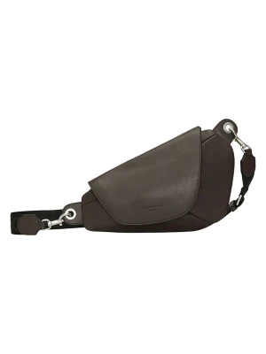 Liebeskind Berlin Skórzana torebka "Oval" w kolorze khaki - 33 x 21 x 2 cm rozmiar: onesize