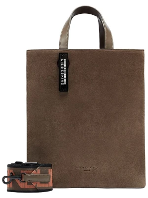 LIEBESKIND BERLIN Skórzana torebka "Paperbag M" w kolorze brązowym - 29 x 34 x 15 cm rozmiar: onesize