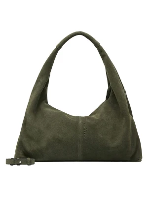 Liebeskind Berlin Skórzana torebka "Scarlet" w kolorze khaki - 45 x 25 x 10 cm rozmiar: onesize