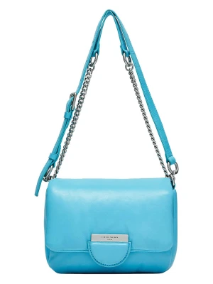 Liebeskind Berlin Skórzana torebka w kolorze błękitnym - 21 x 14 x 6 cm rozmiar: onesize