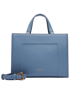 LIEBESKIND BERLIN Skórzana torebka w kolorze błękitnym - 24 x 17,5 x 9,5 cm rozmiar: onesize