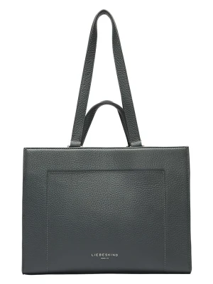 LIEBESKIND BERLIN Skórzana torebka w kolorze szarym - 33 x 24,5 x 11,5 cm rozmiar: onesize