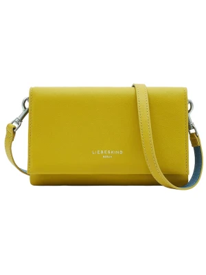 Liebeskind Berlin Skórzana torebka w kolorze żółtym - 22 x 13,5 x 2 cm rozmiar: onesize