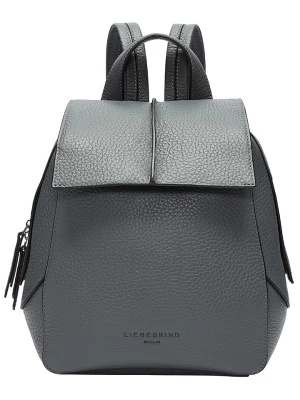 LIEBESKIND BERLIN Skórzany plecak w kolorze szarym - 21,5 x 27,5 x 12 cm rozmiar: onesize