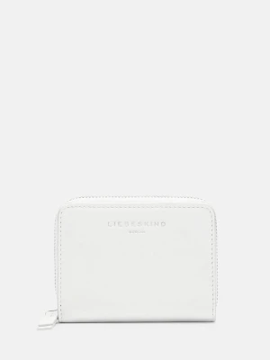 Liebeskind Berlin Skórzany portfel "Alexis M" w kolorze białym - 11 x 8,5 x 3 cm rozmiar: onesize