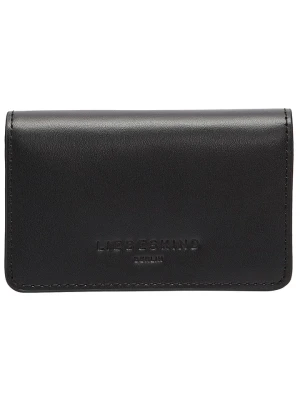 LIEBESKIND BERLIN Skórzany portfel "Cardie" w kolorze czarno-białym - 11 x 7,5 x 2,5 cm rozmiar: onesize